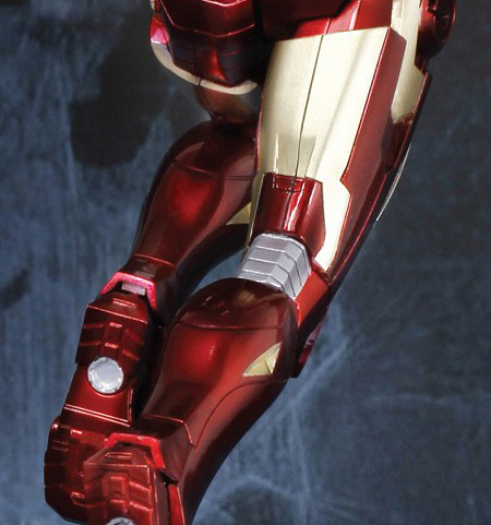 ironman vii figure's leg back view