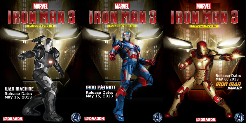 ironman WarMachine figure in Model Kits